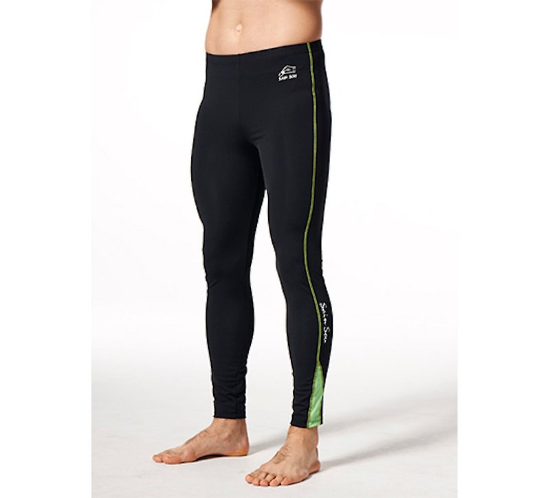 MIT Sports Pants (Amphibious) Jellyfish Pants - ชุดว่ายน้ำผู้ชาย - ไนลอน สีดำ
