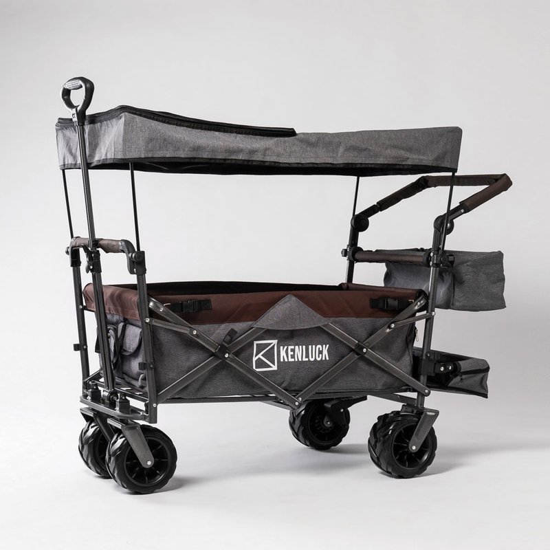 KENLUCK Wagon Advanced Ceiling Edition Multifunctional Folding Trolley - Camping Gear & Picnic Sets - Other Metals Gray