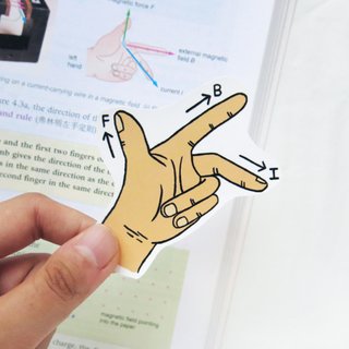 Lifelong Learning series: Fleming&amp;#x27;s Left Hand Rule Sticker
