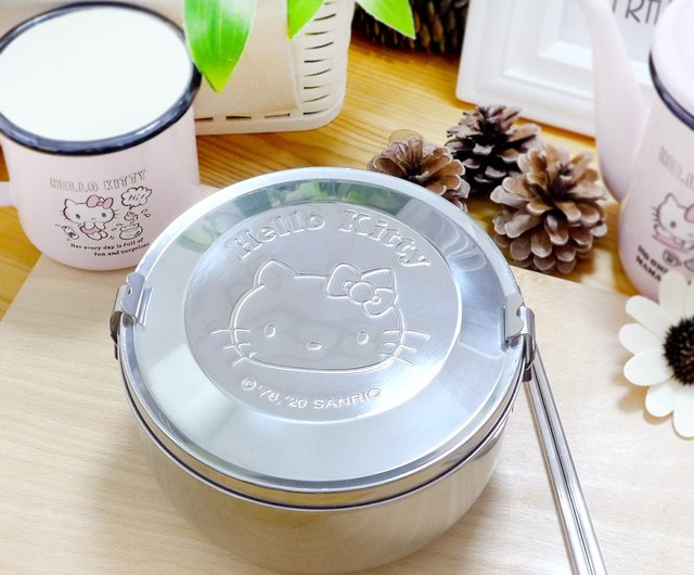 ハローキティ】2層ステンレス弁当箱800ml（台湾製SGS認証