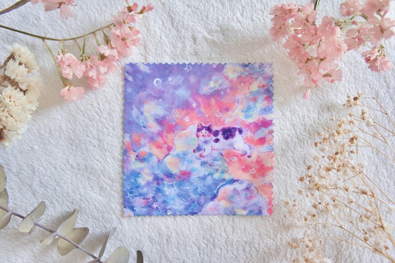 La liberté 貓咪眼鏡布 - 眼鏡盒/眼鏡布 - 其他材質 