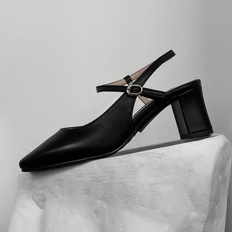 PRE-ORDER SPUR 瑪莉珍露跟高跟鞋 SS8012 (Black) - 女皮鞋 - 其他材質 
