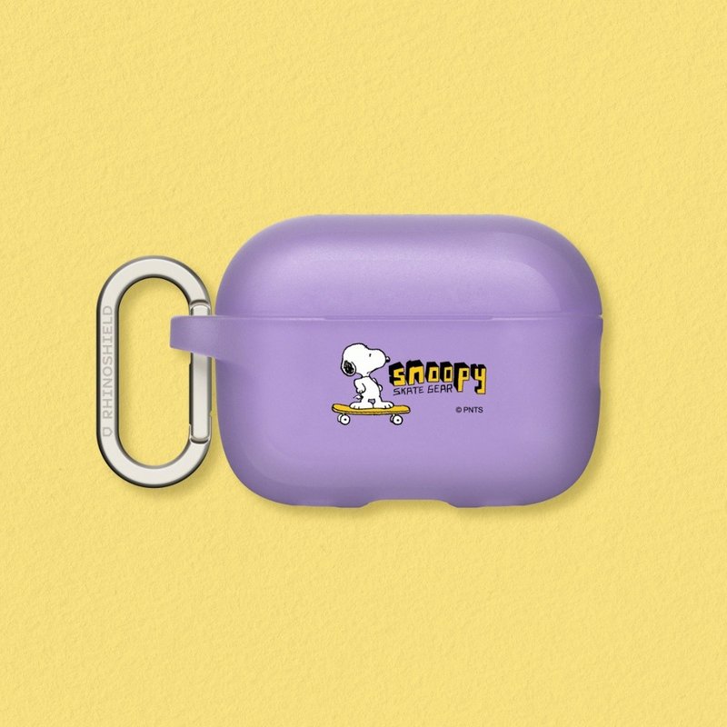 Airpods系列 防摔保護殼∣Snoopy史努比/溜滑板 - AirPods/耳機保護套 - 塑膠 多色