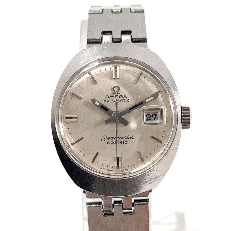 【日本直送 中古美品】オメガ OMEGA 腕時計 シーマスター コスミック レディマチック ステンレススチール シルバー 手巻き - 女錶 - 不鏽鋼 銀色