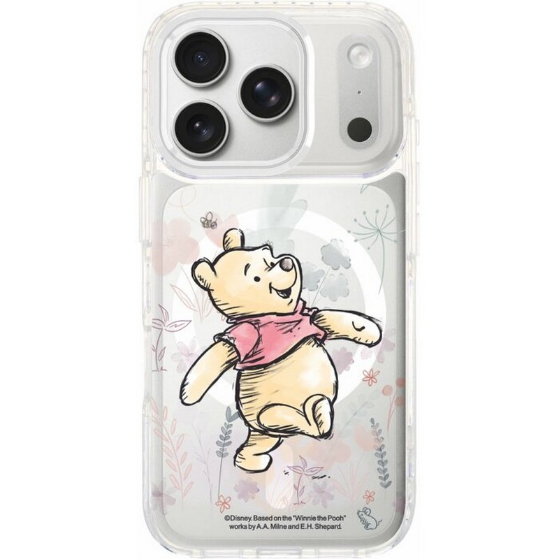 迪士尼 小熊維尼 iPhone17 Pro Max  透明/磁吸磁換式手機殻 - 手機殼/手機套 - 塑膠 多色