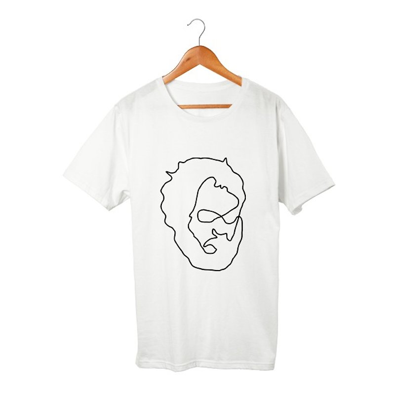 Stanley T-shirt - เสื้อยืดผู้ชาย - ผ้าฝ้าย/ผ้าลินิน ขาว
