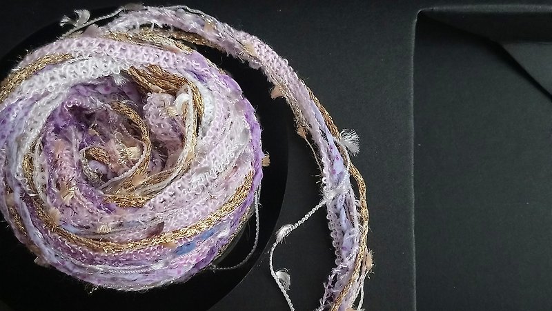 引き揃え糸 - 編み物/刺繍/羊毛フェルト/裁縫 - ポリエステル パープル