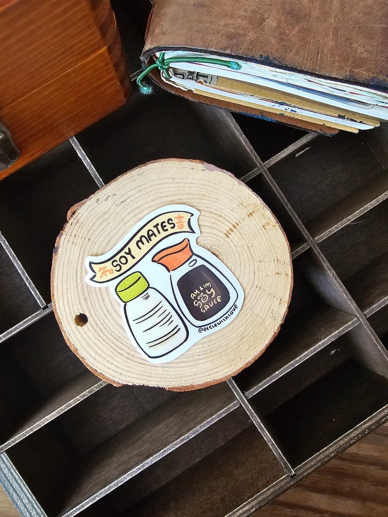 Soy Mates Vinyl Sticker - 貼紙 - 其他材質 多色