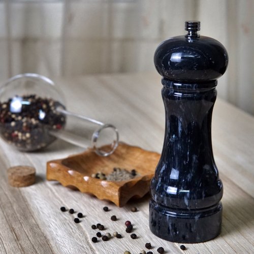 大理石 手動ペッパーミル