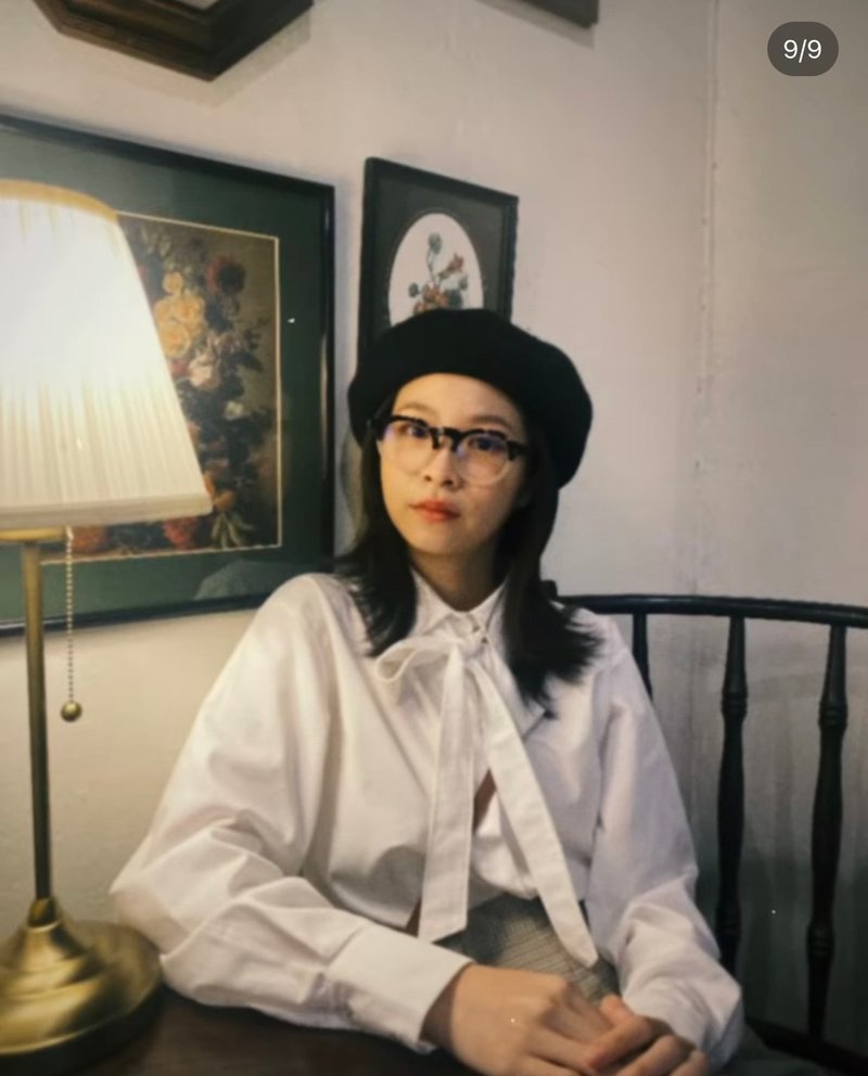 Emily shirt with bowtie WHITE - 女襯衫 - 棉．麻 白色