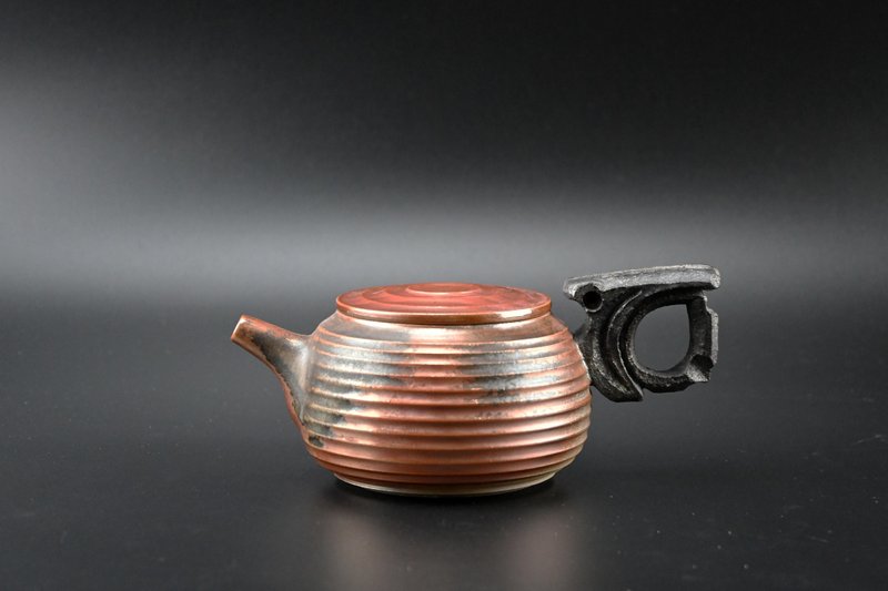 柴燒造型正把茶壺 柴燒壺 手工壺 茶壺-臻麟陶藝- - 茶壺/茶杯/茶具 - 陶 