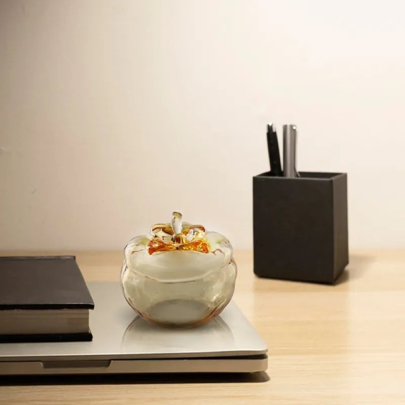 LIULI LIVING Haoshilai (hollow design) - Items for Display - Colored Glass Yellow