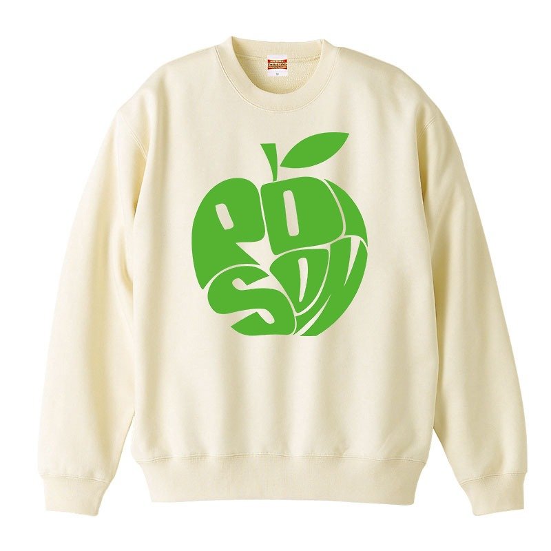 [スウェット] 毒リンゴ green - 男 T 恤 - 棉．麻 