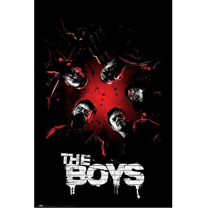 【黑袍糾察隊】 The Boys 全員集合 進口海報 - 海報/掛畫/掛布 - 其他材質 黑色