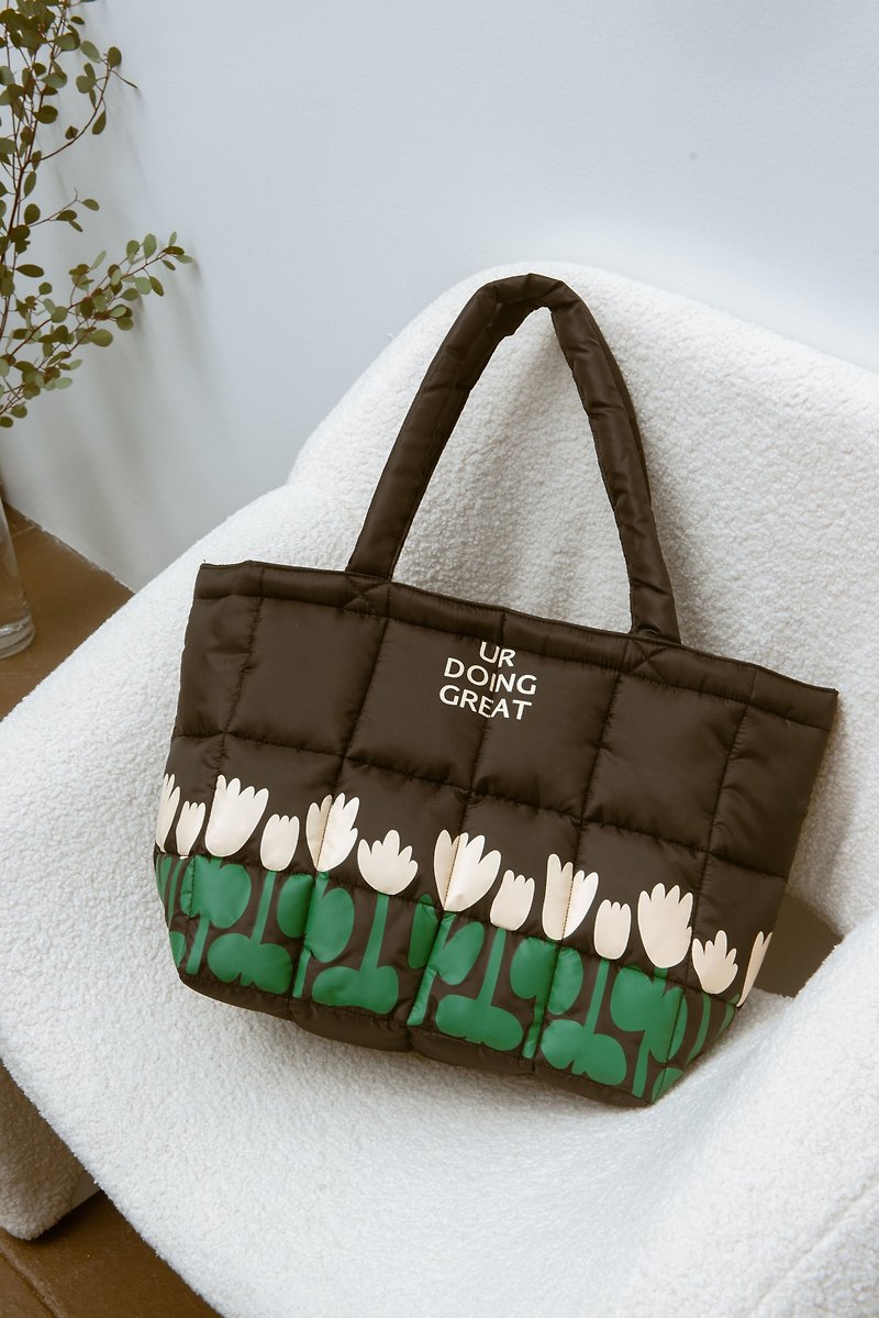 กระเป๋าผ้า Tote Bag, PUFFER FLORAL Collection / PF-02 - อื่นๆ - วัสดุอื่นๆ 