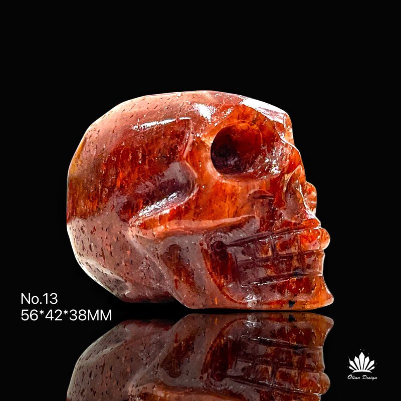 天然 水晶 骷髏頭 Skull 骷髏 頭骨 宇宙知識與能量下載心智提升 - 擺飾/家飾品 - 水晶 多色
