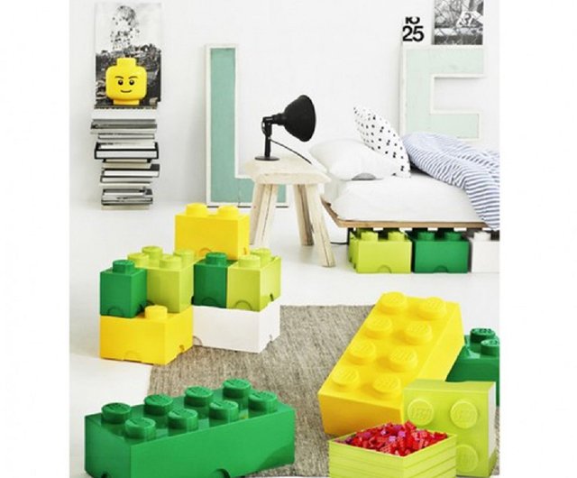 Room Copenhagen Lego Storage Brick 4, sand green