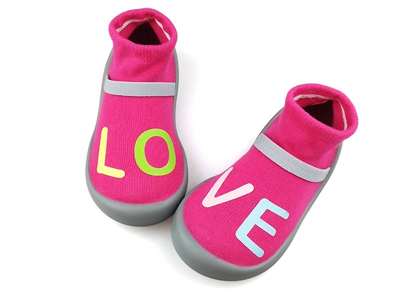 【フィービー】CIPUジョイントシリーズ_LOVE_Peach（台湾製幼児靴、靴下、靴、子供靴） - キッズシューズ - その他の素材 レッド
