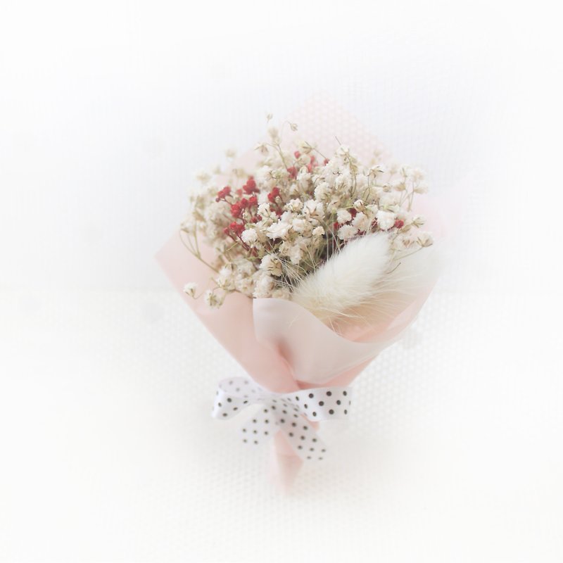 Snow White Classical Bouquet · White Gypsophila Dry Flower Classic Flower Ceremony - Dried Flowers & Bouquets - Plants & Flowers Red