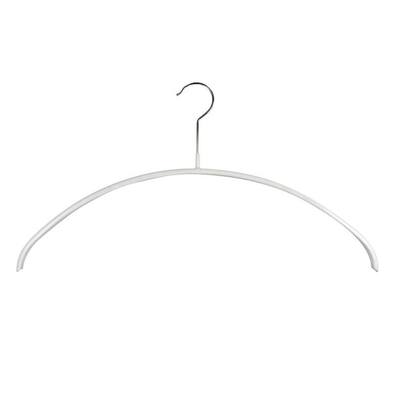 【德國MAWA】時尚無痕止滑衣架40cm(白色/10入) - 衣架/衣帽架/掛勾 - 其他金屬 白色