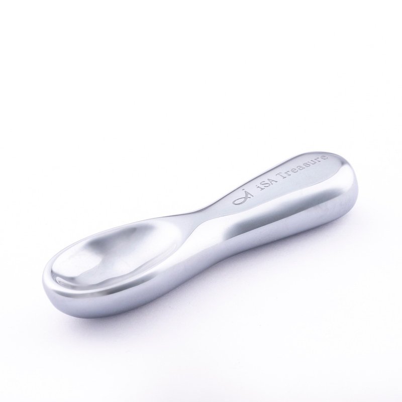 Titanium Hertz spoon-shaped energy scraping stick - Other - Other Materials Silver