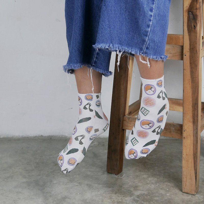 THAI DESSERT - Socks - Cotton & Hemp Multicolor