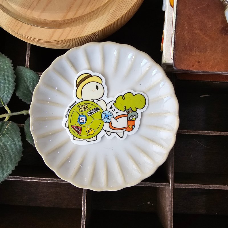 Travel Buddies Vinyl Sticker - 貼紙 - 其他材質 多色