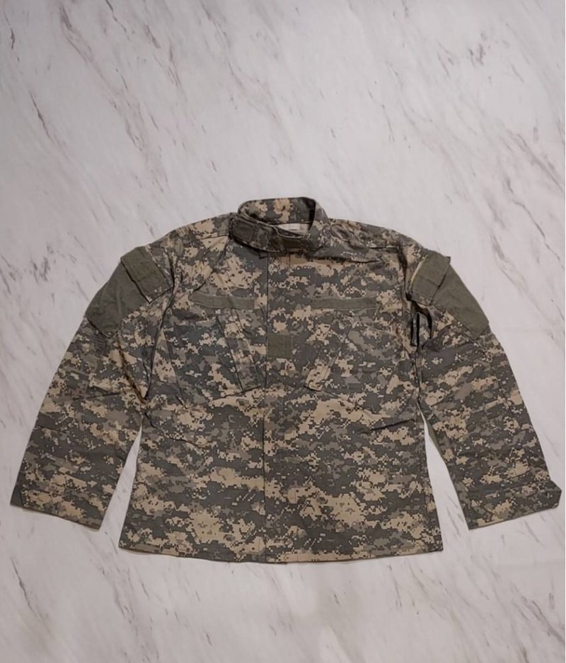 美軍 公發 米灰色 數位迷彩 長袖軍服 薄外套 03款 - 男夾克/外套 - 其他材質 