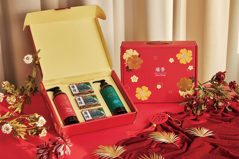 [Selected Gift Box] Fragrant Feifei Classic 5-piece Gift Box + Free Travel Set - Body Wash - Other Materials 
