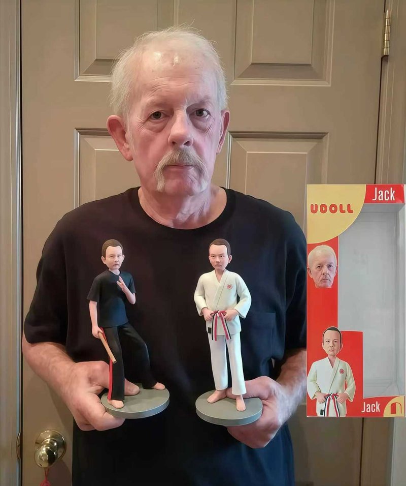 客製化人物公仔 人偶 3D人像畫 似顏繪 肖像 定製 生日 紀念 10 - 公仔/玩偶 - 黏土 多色