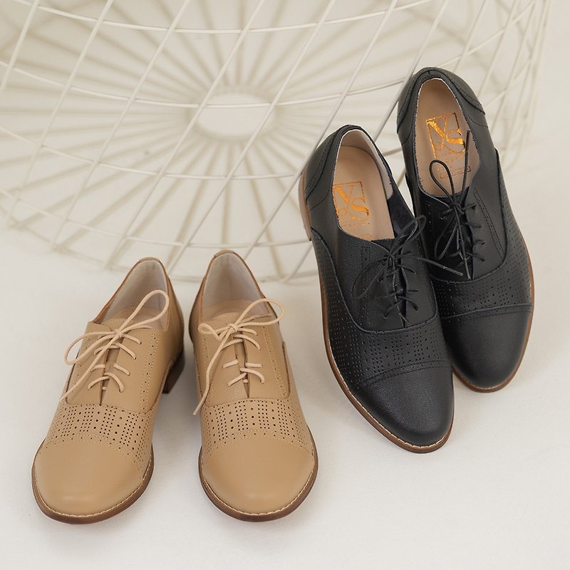 [New Arrival] Yangsen Life | - Women's Oxford Shoes - Genuine Leather Multicolor