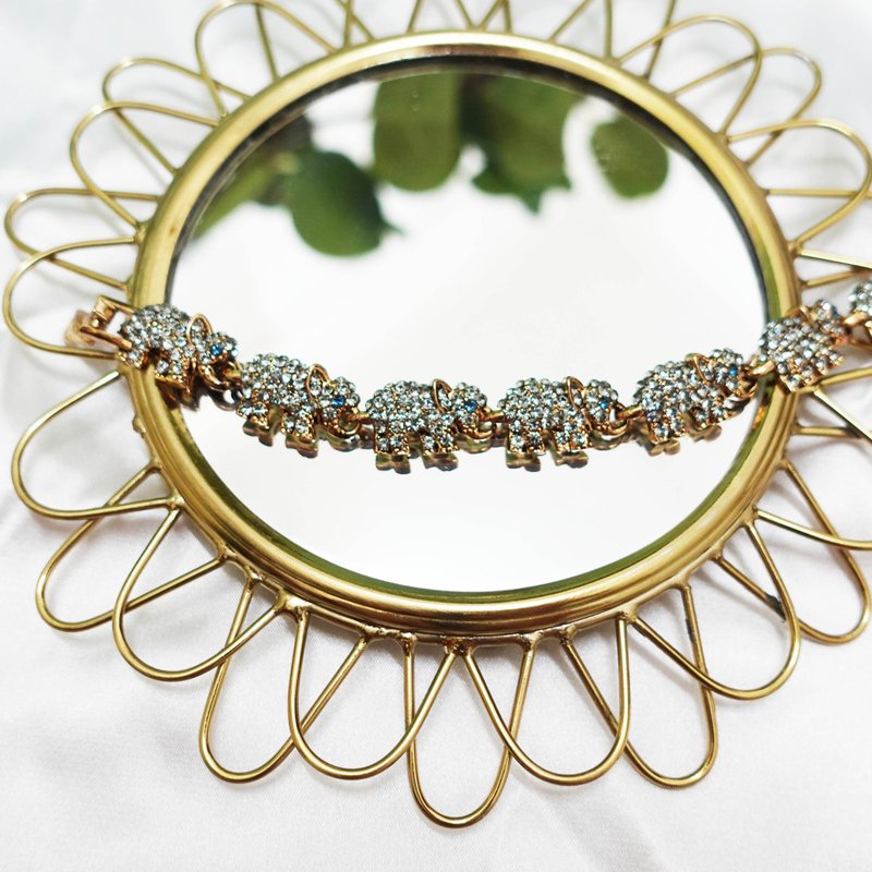 大象樂園復古風尚 手鍊 - 手鍊/手環 - 其他金屬 灰色