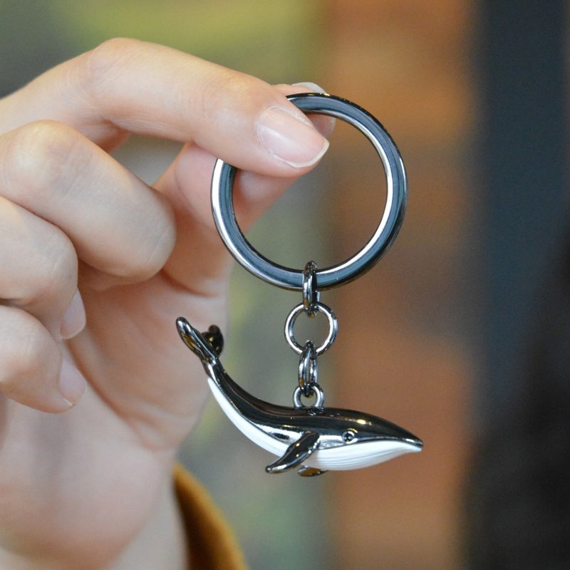 【Metalmorphose】MTM鯨魚鑰匙圈 海洋動物/吊飾/禮品 - 鑰匙圈/鑰匙包 - 其他金屬 銀色