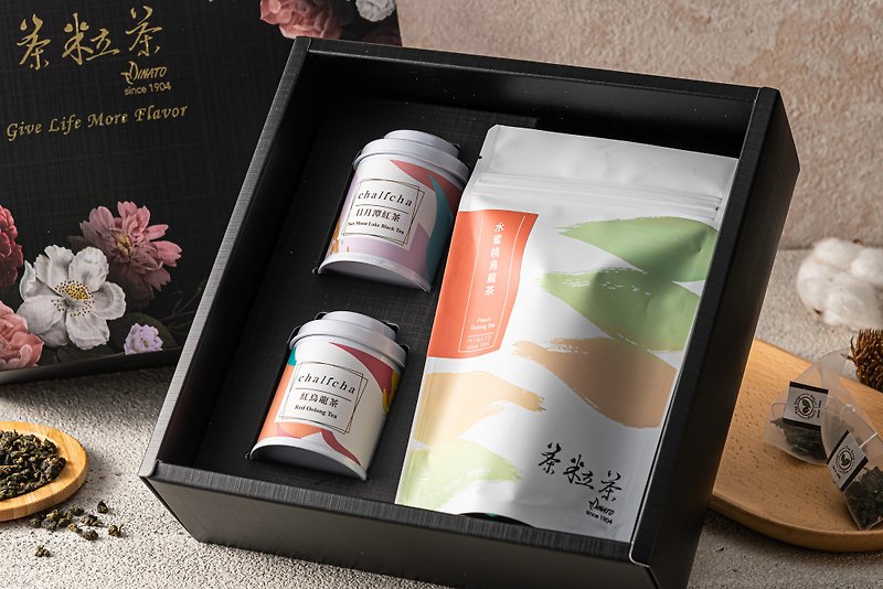 [Tea Grain Tea] Taste the Elegant Gift Box (Original Tea + Triangular Tea Bag) - Tea - Fresh Ingredients Orange