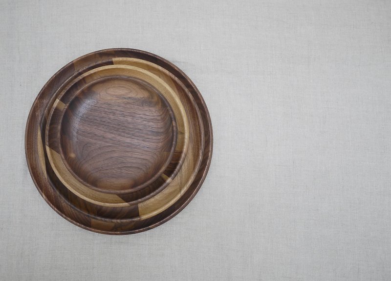 Everyday wood plate 17 cm - จานเล็ก - ไม้ 