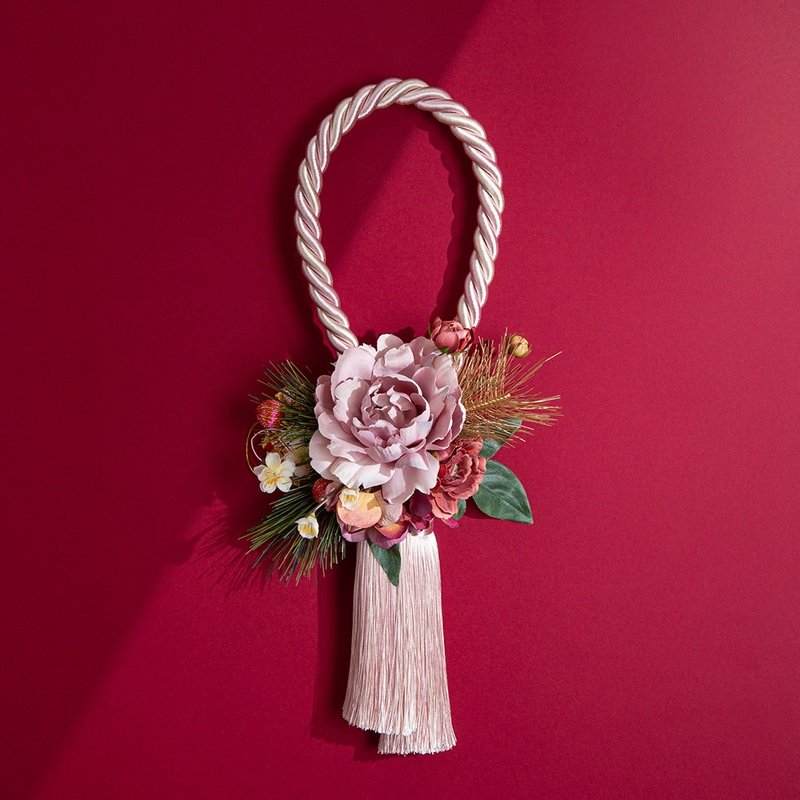 Lucky and welcoming Chinese rope-hanging type real flower for good fortune and New Year’s flower gift with rope attached - Items for Display - Plants & Flowers 