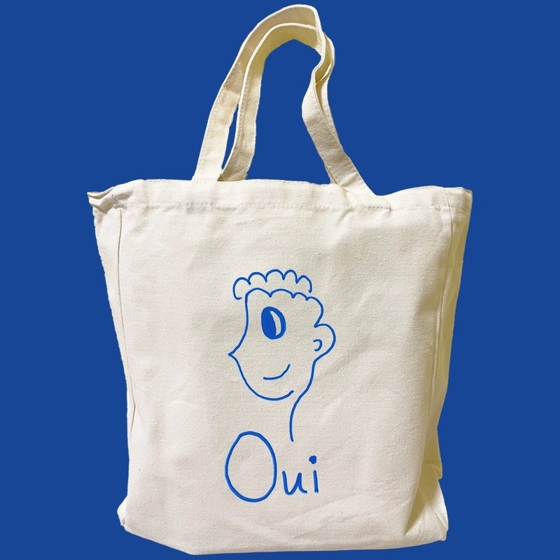 French Qui original design illustration cultural and creative bag - กระเป๋าแมสเซนเจอร์ - วัสดุอื่นๆ 