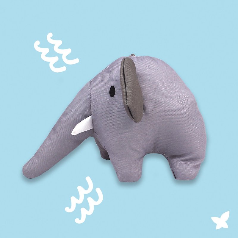Hug Elephant Doll Estella / Pet Toys / Beco Pets UK - ของเล่นสัตว์ - วัสดุอีโค สีเทา