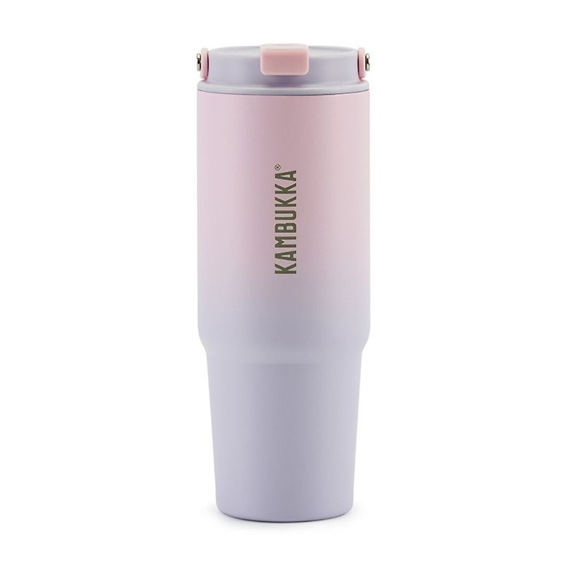 KAMBUKKA 不銹鋼提手款隨行杯 (SS) 28oz (820ml) - 夢幻粉紫 - 水壺/水瓶 - 不鏽鋼 粉紅色