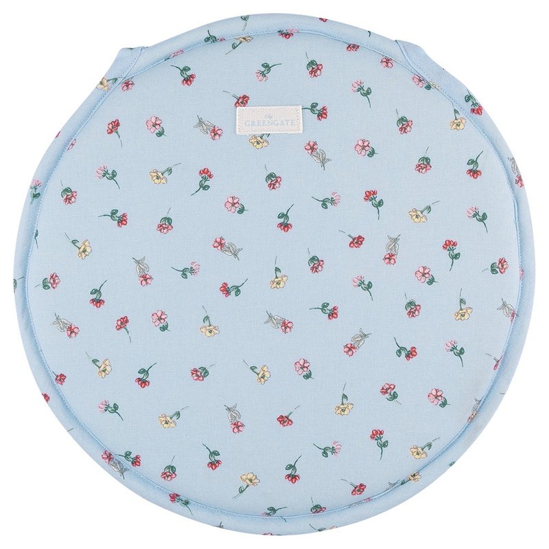 【新品】丹麥GreenGate Lianca pale blue 圓形椅墊 38cm - 枕頭/抱枕 - 聚酯纖維 多色