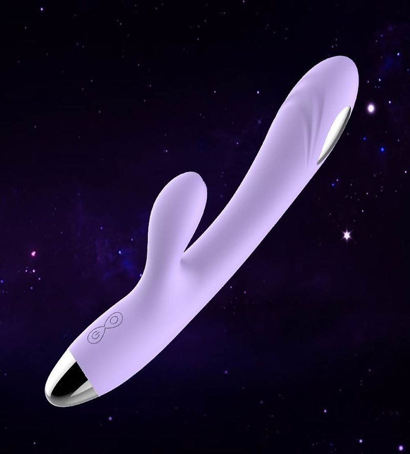 LIBO-紫精靈 震動棒異地遙控電擊脈衝女用按摩棒 智能版 - 情趣用品 - 矽膠 紫色
