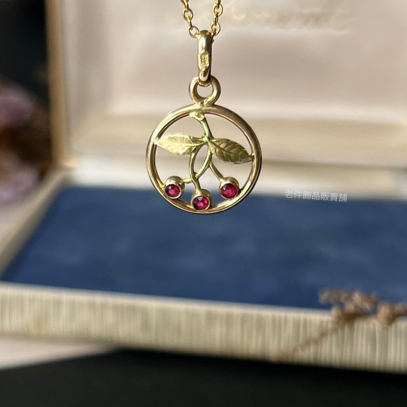 Bijoux Fix French Antique Thick Gold Plated Berry Necklace - สร้อยคอ - เครื่องประดับ สีทอง