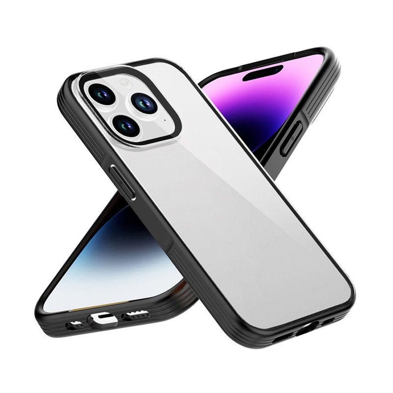 VOYAGE 超軍規防摔保護殼-Pure Sport 酷黑-iPhone 15 Pro (6.1) - 手機殼/手機套 - 其他材質 透明