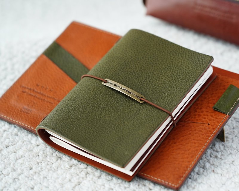 Functional TN, Full Grain Leather Traveler's Notebook, Passport Case - Notebooks & Journals - Genuine Leather 