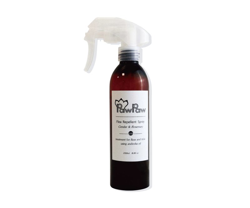 Pawpaw安地羅巴果防蚤噴噴樂 (犬貓科專用) 250ml - 寵物沐浴乳/洗毛精 - 精油 