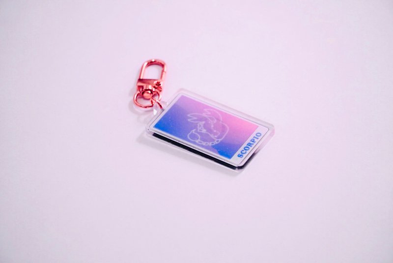 Keychain Scorpio - 鑰匙圈/鑰匙包 - 壓克力 粉紅色