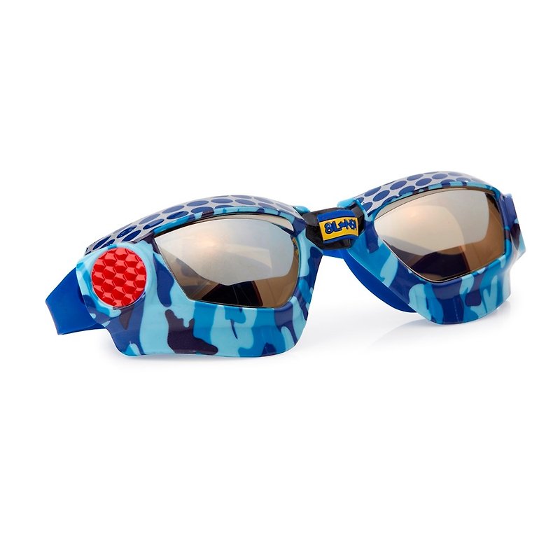 American Bling2o Children's Goggles Camouflage Truck Series - Camouflage Blue - Swimsuits & Swimming Accessories - Plastic Blue