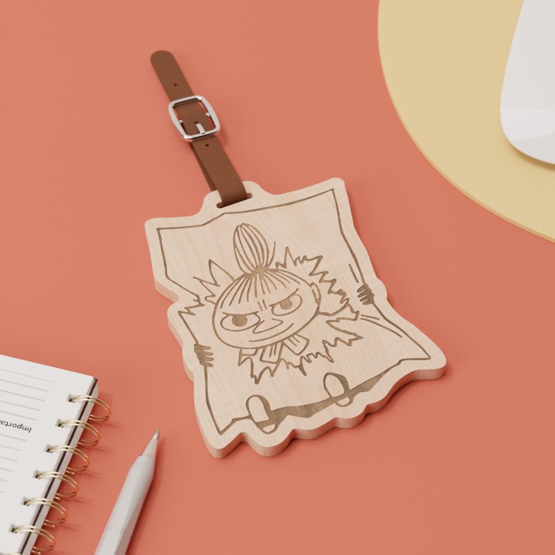 【Pinkoi x Moomin】Little My Card Holder - Moomin Collaboration Series - ID & Badge Holders - Wood Multicolor