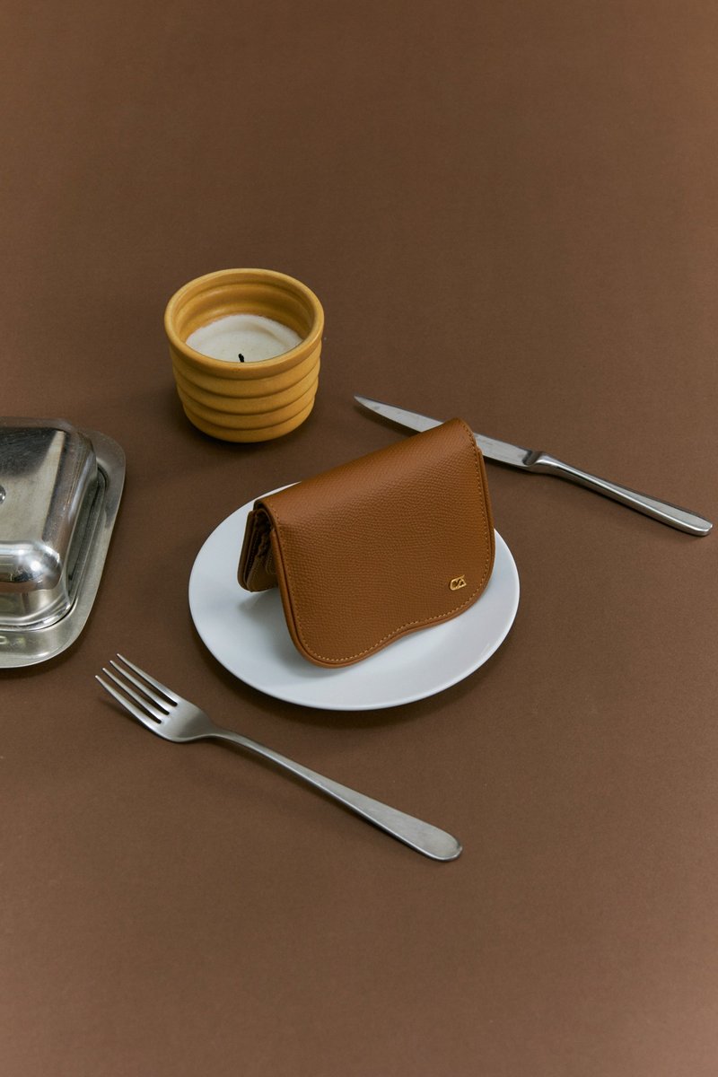 Wave wallet (textured leather collection) - 錢包/皮夾/長短夾 - 真皮 多色