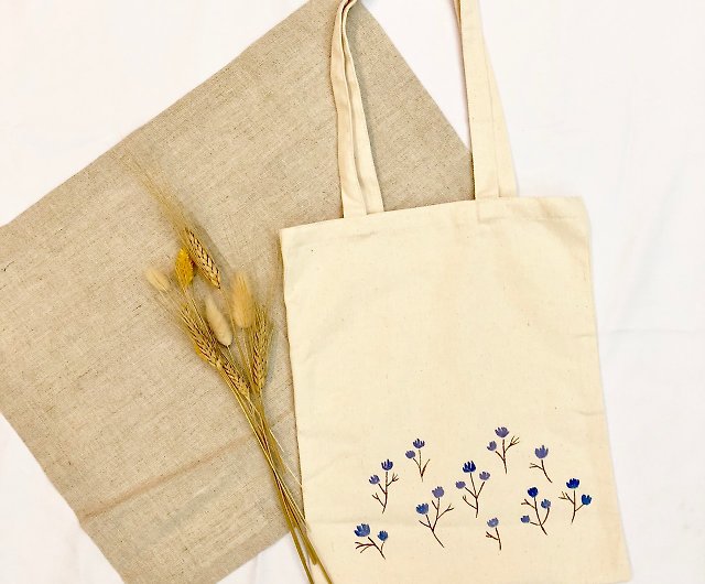 Buy Canvas Tote Bag, Tote Bag Aesthetic, Cute Tote Bag, Floral Tote Bag  Canvas, Flower Cloth Bag, Shopping Bag, Handpainted Tote Bag Floral Online  in India 